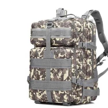 Imagem de Mochila Tática Militar 50 Litros Reforçada Diversos Compartimentos res