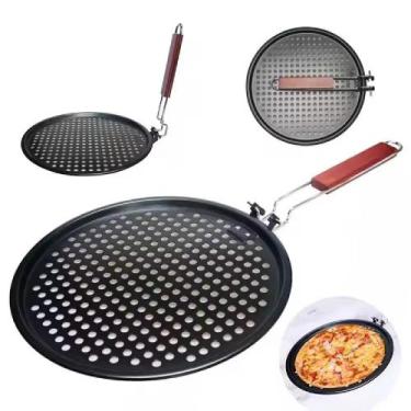Imagem de Panela Churrasqueira Frigideira Cabo Retrátil Pizza Peixe - Yeet