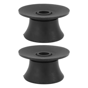 Imagem de Adaptadores de eixo óptico Nab Hub de 1/10.2 cm, 1 par de anéis de borracha para abridor de fita de carretel para Studer ReVox, Akai, Teac, para, Preto