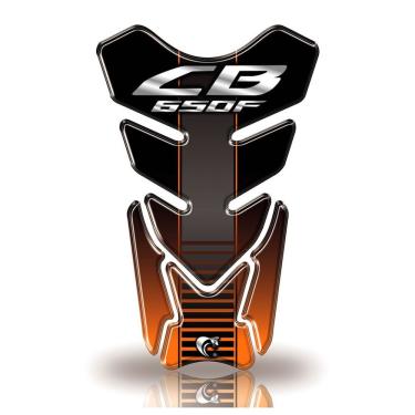 Imagem de Protetor De Tanque Adesivo Resinado Honda Cb 650 F Laranja