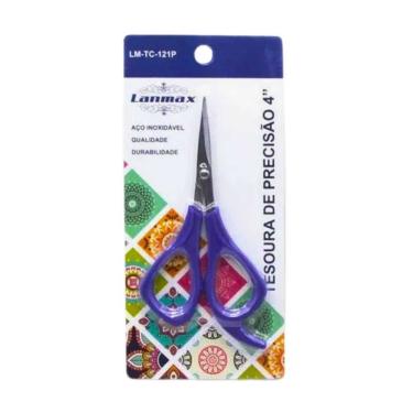 Imagem de Tesoura Precisão 4 Ponta Reta Lanmax Lm-tc-121p