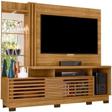 Imagem de Estante Home Theater C/ Pés Para Tv 60 Polegadas Paula Cumaru