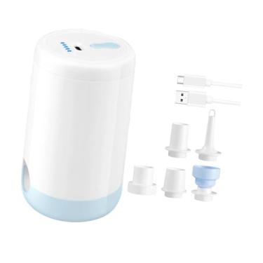 Imagem de Dynwave Bomba de ar elétrica, inflador, desinflador, bomba multifuncional compacta, mini portátil para anéis de natação infláveis, almofadas, de