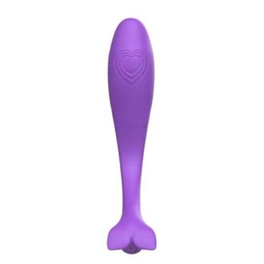 Imagem de Vibrador Com Aplicativo 9 Modos De Vibração Brinquedo Erótico Estimulador Macio Discreto [ROXO]