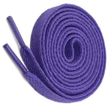 Imagem de Barbante Cordão Cadarço 1 Par para Shorts Calça Tênis ROXO - Malaysia 