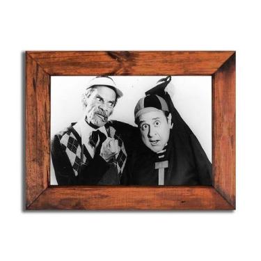 Imagem de Quadro com Moldura  - Kiko e Madruga - Loja Bluff, 30x40 cm