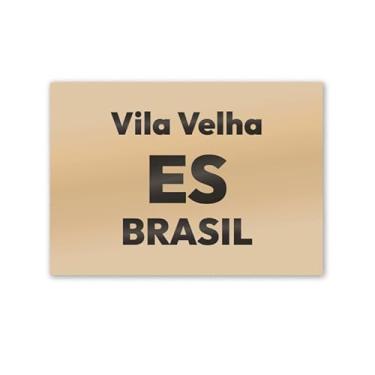 Imagem de Imã de Geladeira Vila Velha Espírito Santo MDF 8cm x 5cm