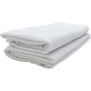 Imagem de Toalha Pet Profissional 70x100 Super Absorção - Meu Pet, Branco