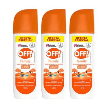 Imagem de Kit 3 und Repelente Off Family 170ml - JOHNSON