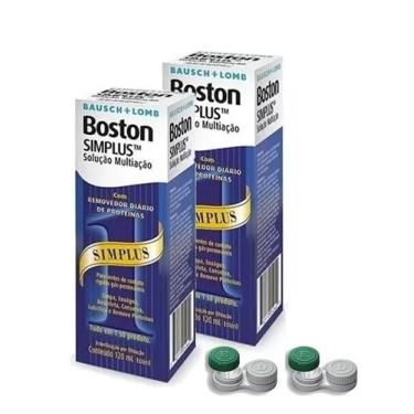 Imagem de Boston Simplus 120ml Bausch + Lomb Solução Multiação Para Lentes Rígid