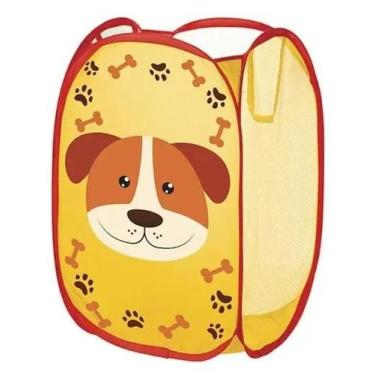 Imagem de Cesto Organizador Porta Treco Multiuso P/ Roupas Brinquedos Cachorro -
