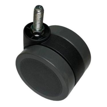 Imagem de Rodizio Girat. Roda 65mm Poliuretano Anti-risco Parafuso 3/8 - SQUADRO