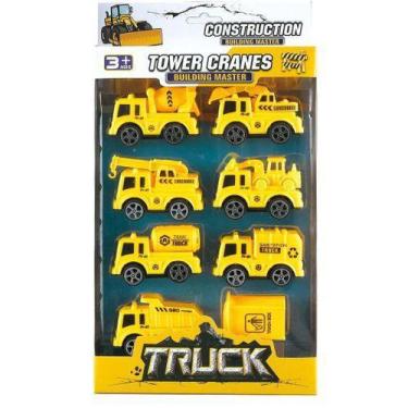 Imagem de KIt com 6 Carrinhos Construção Brinquedo Infantil Criança -  toys