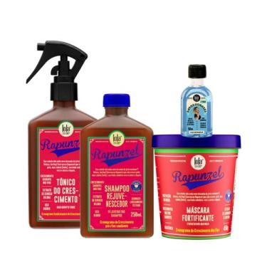 Imagem de Kit Lola Rapunzel Sh 250ml + Masc 450ml + Tônico 250ml + Danos Vorazes