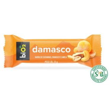 Imagem de Barra de Castanhas e Damasco Bio2 25g