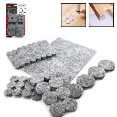 Imagem de Protetor de Feltro Adesivos Para Móveis Vários Tamanhos e Formatos Cli