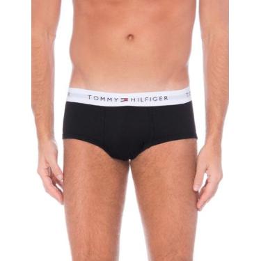 Imagem de Cueca Tommy Hilfiger Cotton Stretch Brief Preta Pack 3UN, L/G