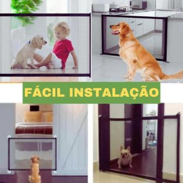 Imagem de Tela de Proteção Cerca para Cães Cachorro Gatos Crianças Bebê Pet para