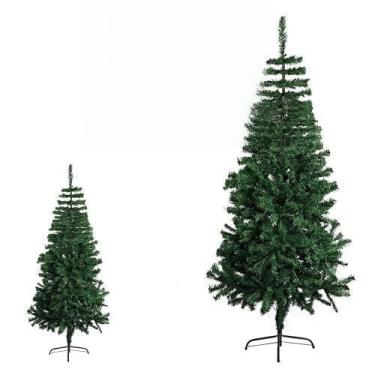 Imagem de Árvore de Natal Pinheiro Luxo Verde, 2,10 Metros de Altura, 1.150 Galhos