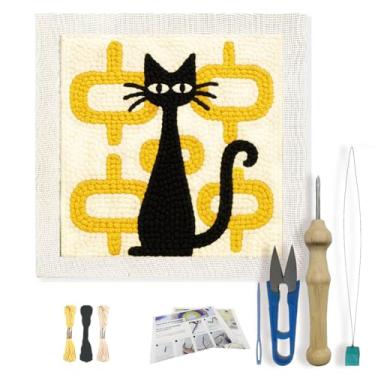 Imagem de FREEBLOSS Kit de agulhas de perfuração DIY para iniciantes com ferramentas completas, já emoldurado, 24 x 24 cm