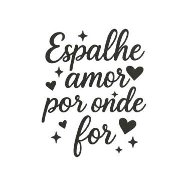 Imagem de Placa Decorativa em MDF - "Espalhe Amor por Onde For" - Nico Store Bra