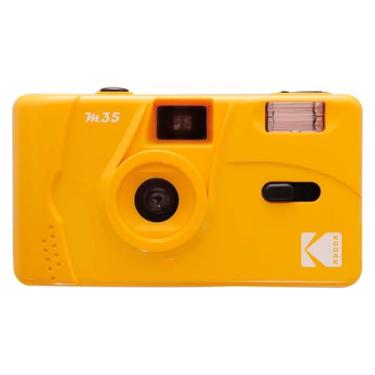 Imagem de Câmera Analógica Kodak M35 De Filme Com Flash - Amarela