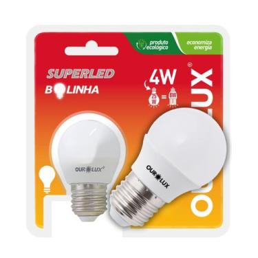 Imagem de Lâmpada LED S30 Bolinha G45 4W Bivolt Cor da Luz 6500K Branco Frio Our