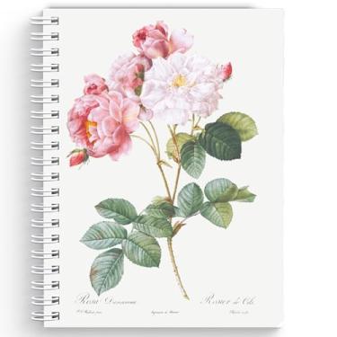 Imagem de Caderno Pautado Capa Dura - 160 páginas - Rosa Damascena