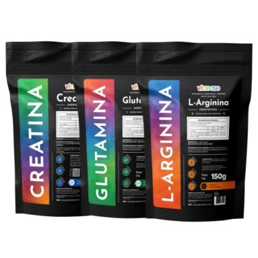 Imagem de Creatina - L-Glutamina - L-Arginina | 150g | vitaease (150g, Sem sabor)