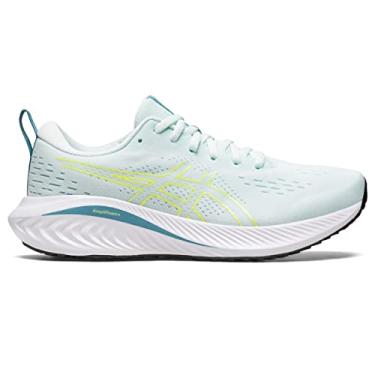 Imagem de ASICS T nis de corrida feminino Gel-Excite 10, Mar/amarelo brilhante, 9 Wide