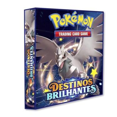 Imagem de Álbum Pasta Fichário Pokemon Destinos Brilhantes Capa Dura Reforçado -