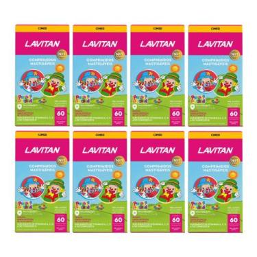 Imagem de Kit 8 Suplemento Lavitan Vitaminas Infantil 60 Comp - Cimed