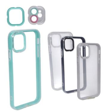 Imagem de Kit 4 Capas Case 3 em 1 Transparente Compatível Iphone 11 - Tesla Stor