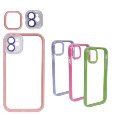 Imagem de Kit 4 Capas Case 3 em 1 Transparente Compatível Iphone 11 - Tesla Stor