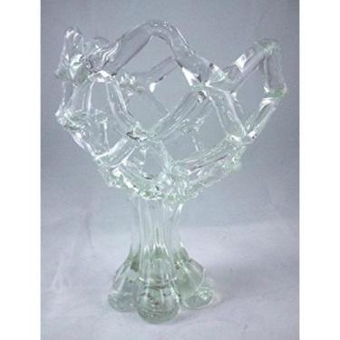 Imagem de Taça de vidro Manhattan Chic Artisan Net com pedestal 7x7x8cm