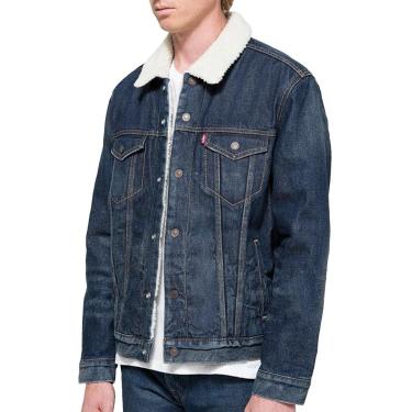 Imagem de Jaqueta Levis Jeans Masculina Trucker Type 3 Sherpa Azul-Masculino