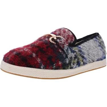 Imagem de Steve Madden Tênis Paxtyn feminino, Xadrez vermelho, 5