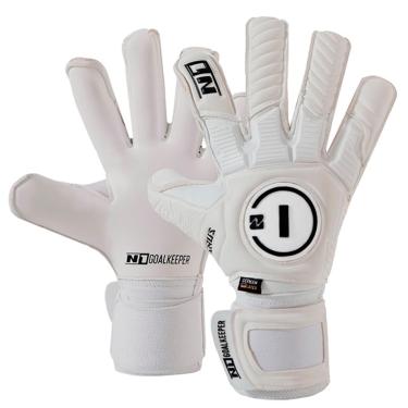 Imagem de Luva De Goleiro Profissional N1 Horus Cor:White, Tamanho:8