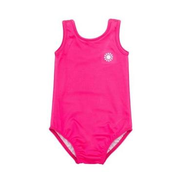 Imagem de Maiô Natação Malha Uv Forrado Menina Praia Piscina Infantil - Fofotinh