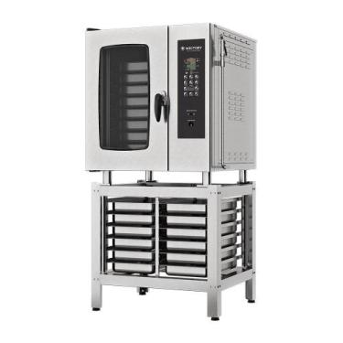 Imagem de Forno Combinado Com Cavalete Wictory Trifásico 380V WCAA08NE, 380V