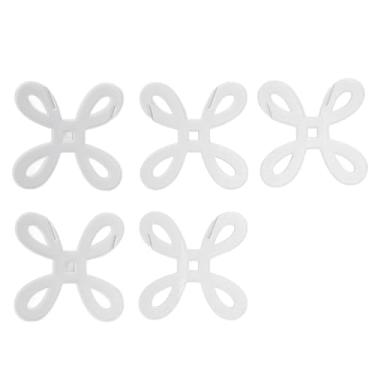 Imagem de Bobbins de fio Bobbins Bobbins Crochet Bobbins Clear acrílico Organizador de enrolador de fios para tricô de crochê de costura 5pcs