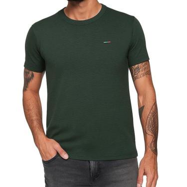 Imagem de Camiseta Masculina Industrie Malha Fusion Premium Estilo Europeu com Bordado Exclusivo Itália-Masculino