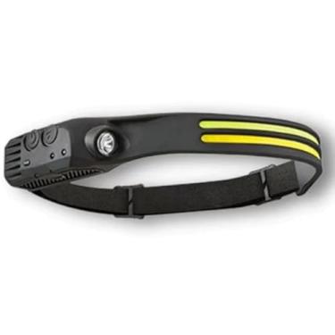 Imagem de LANTERNA DE CABEÇA PROVA D'AGUA RECARREGÁVEL ACAMPAMENTO CAMINHADA PESCA CICLISMO E CORRIDA 2 LEDS STARTBOX