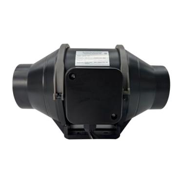 Imagem de IEUDNS Ventilador de duto em linha com controlador de velocidade para aquecimento e resfriamento, motor, ventilação e exaustão, para cozinhas, banheiros