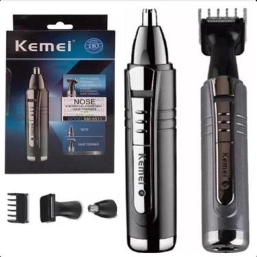 Imagem de Aparador Pelo Nariz Barba Máquina Kemei Compacto Portátil Elegante Pre