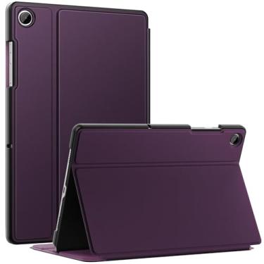 Imagem de MoKo Capa para Samsung Galaxy Tab A9 Plus 28 cm 2023, capa protetora traseira rígida fina com função de ativar/hibernar automática para Galaxy Tab A9+ (SM-X210/SM-X216/SM-X218, roxo escuro