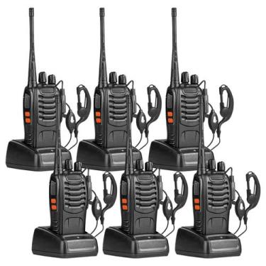 Imagem de Walkie Talkies Baofeng BF-888S de longo alcance, 1-3 km, 16 canais, pa