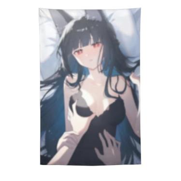 Imagem de LIEGBMEU Sexy Bikini Hot Anime Girl Tapeçaria 152.4 cm x 228.6 cm Interior Exterior Wall Quilt Art Decoração de Tapeçaria Caprichosa, AF130