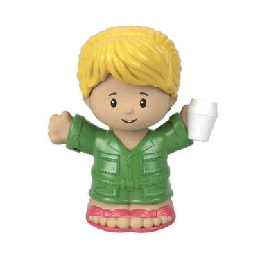 Imagem de Little People Mini Figura Mulher com Xícara de Café - Mattel