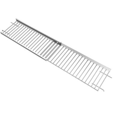 Imagem de SearCook Rack de aquecimento universal de 51 cm a 81 cm, suporte de aquecimento ajustável para Nexgrill, Dynaglo, Cuisinart, churrasqueiras Monument 4/5, substituição de rack de aquecimento de aço